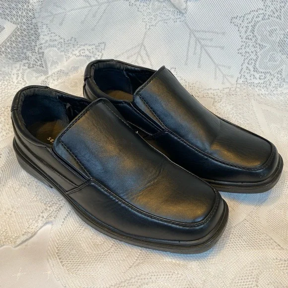 Sears Shoes Boys Black Loafer Shoes Size 5 Sears Poshmark